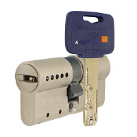 Циліндр MUL-T-LOCK MTL800/MT5+ MOD 90 (45*45) (модульний) нікель сатин